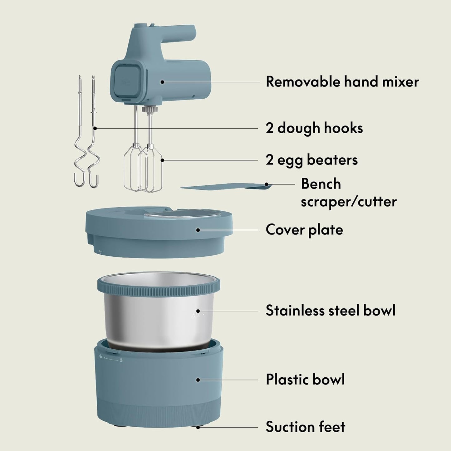 Hand Blender With Bowl