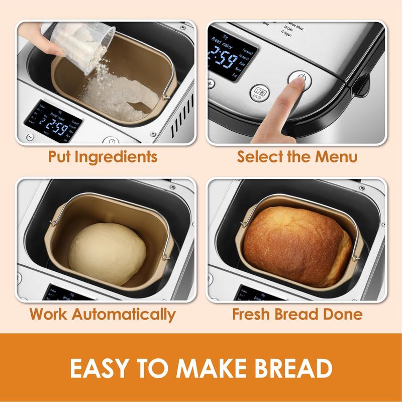 15-in-1 Automatic Bread Maker
