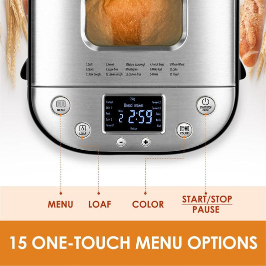 15-in-1 Automatic Bread Maker