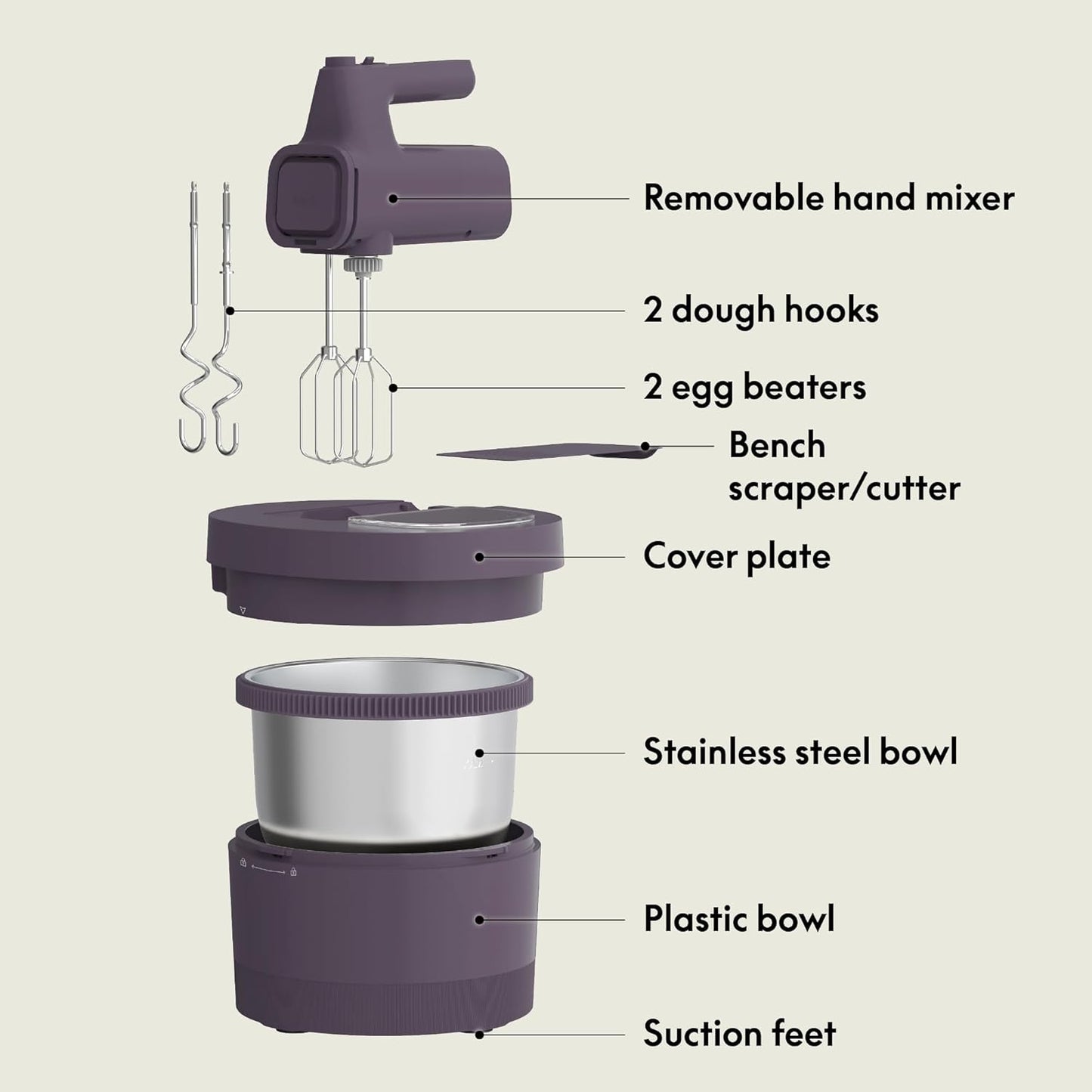 Hand Blender With Bowl